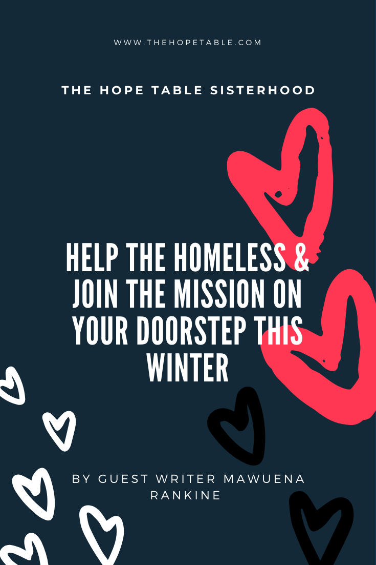 Prayerful and practical Ways to help the homeless  and  rough sleepers in your community Pin for pinterest by Shovorne Adams 