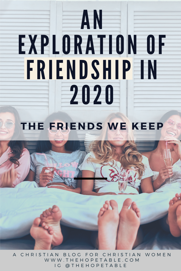 An exploration of Friendship in 2020