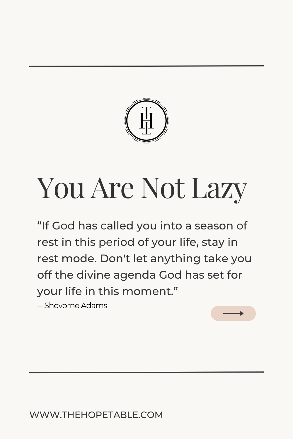 Blog for Christian Women - Learning to Rest - Quote about rest